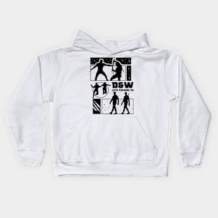 Comic Styled Art on D&W Kids Hoodie